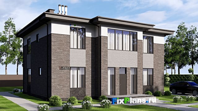 Двухэтажный дом F-17657
